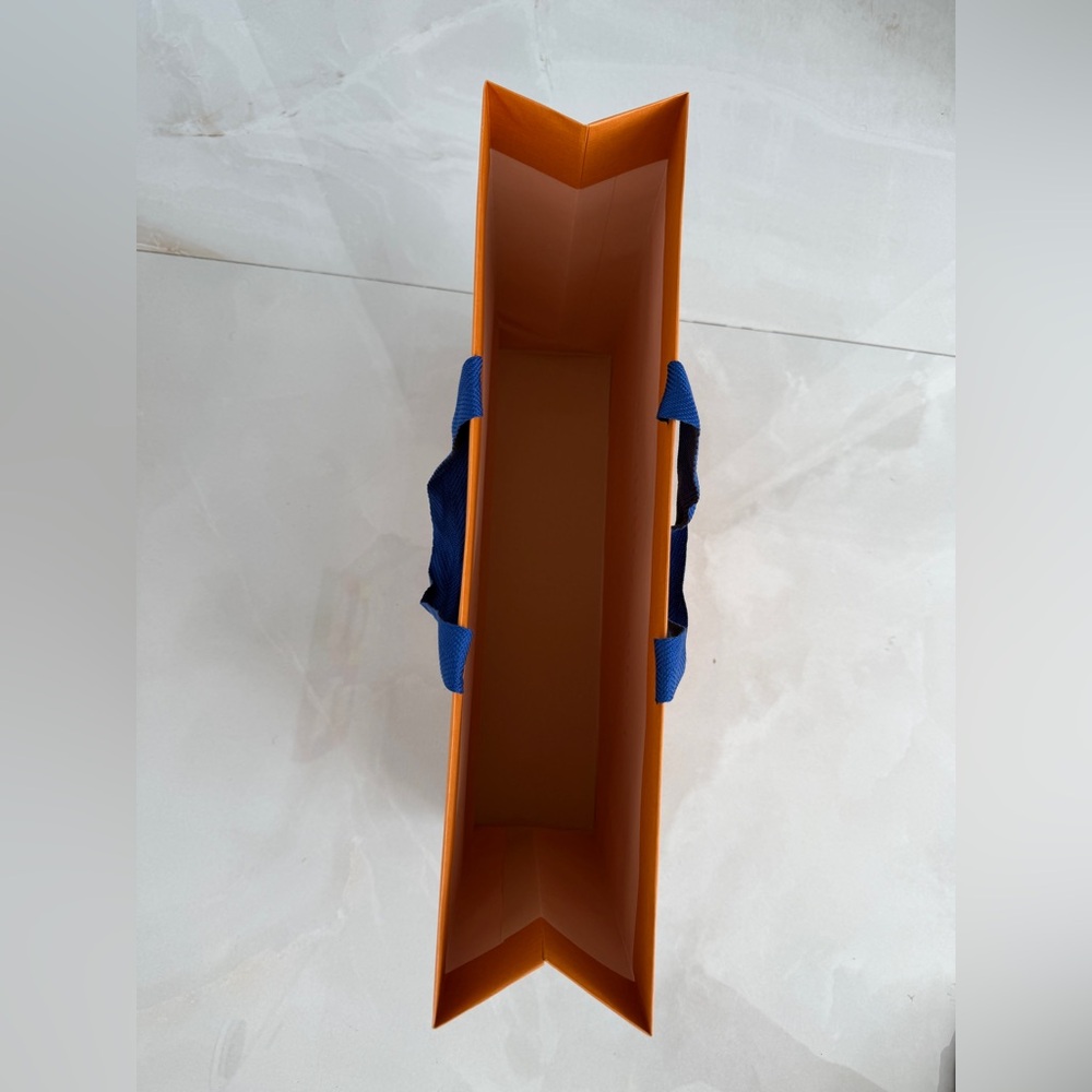 Louis Vuitton New “Button” Close Box w Tissue Ribbon Receipt Holder Shopping Bag - Picture 13 of 16